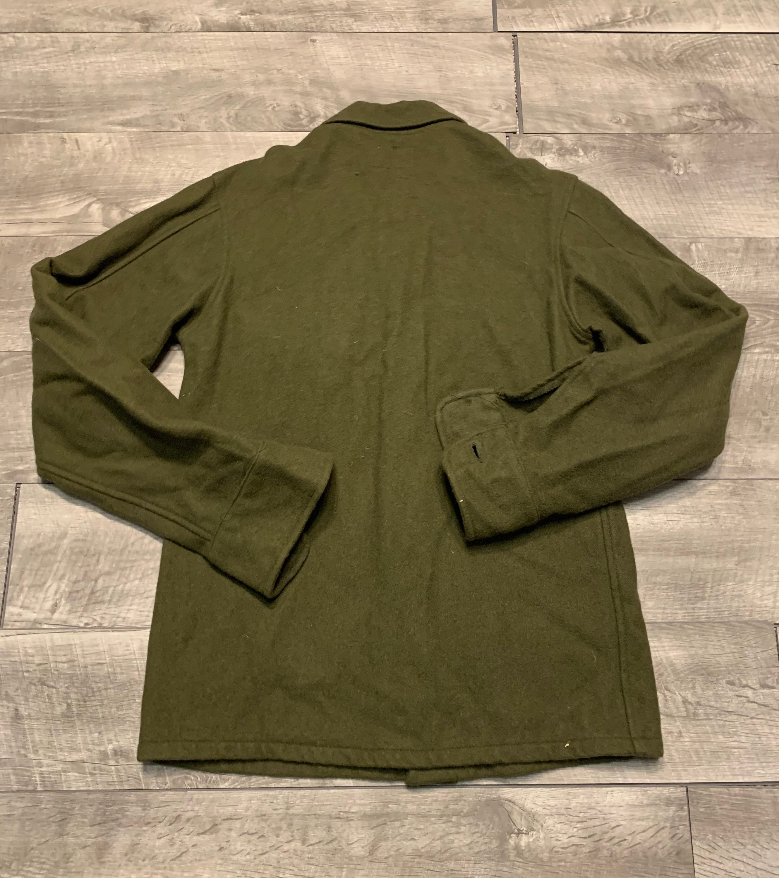 Vintage Post Vietnam US Army OG-108 Wool Cold Weather Field Shirt 