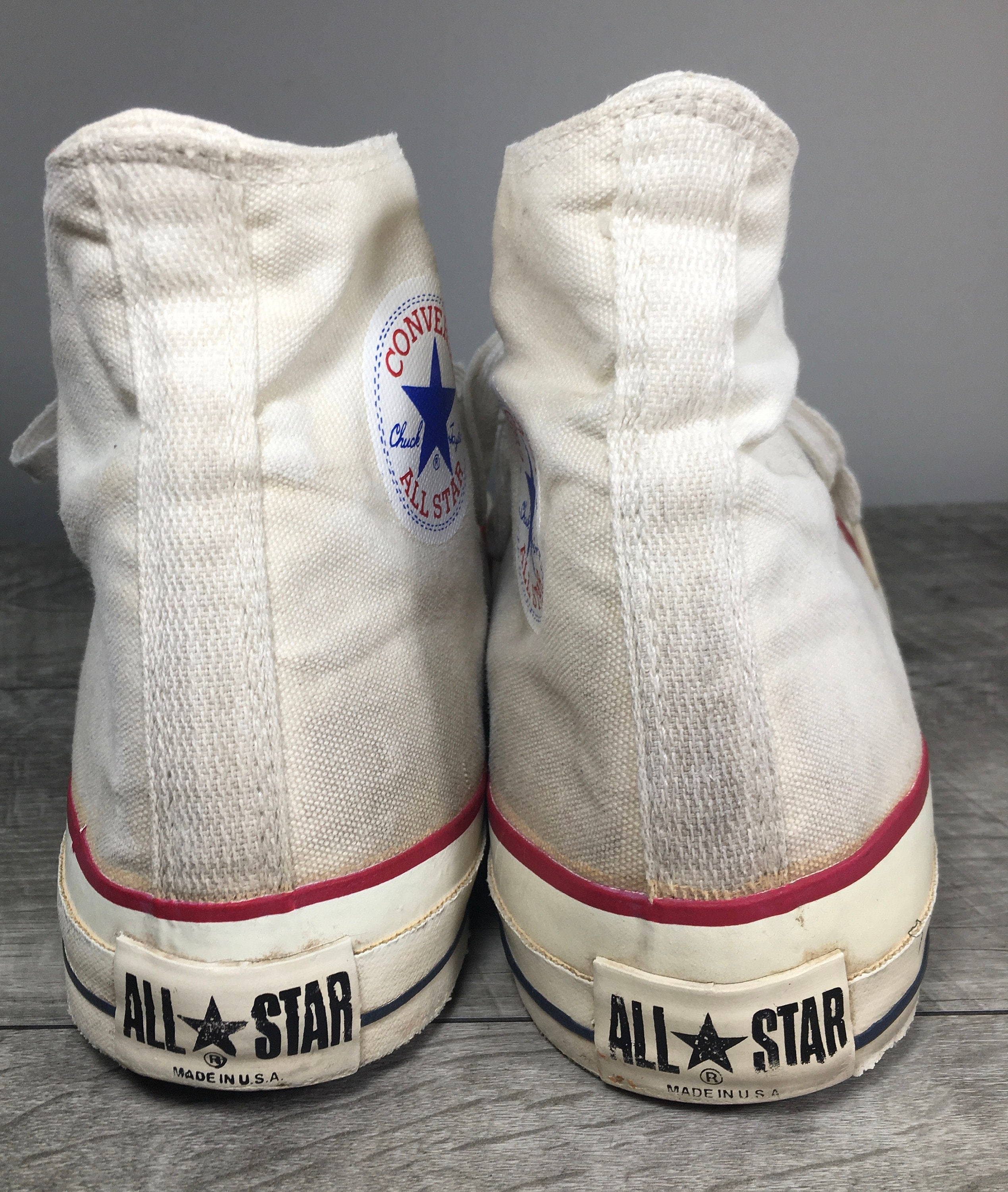 Vintage CONVERSE Chucks All Star Tan Canvas High Top Men's Vintage CONVERSE Chucks All Star Tan Canvas High Top Men's