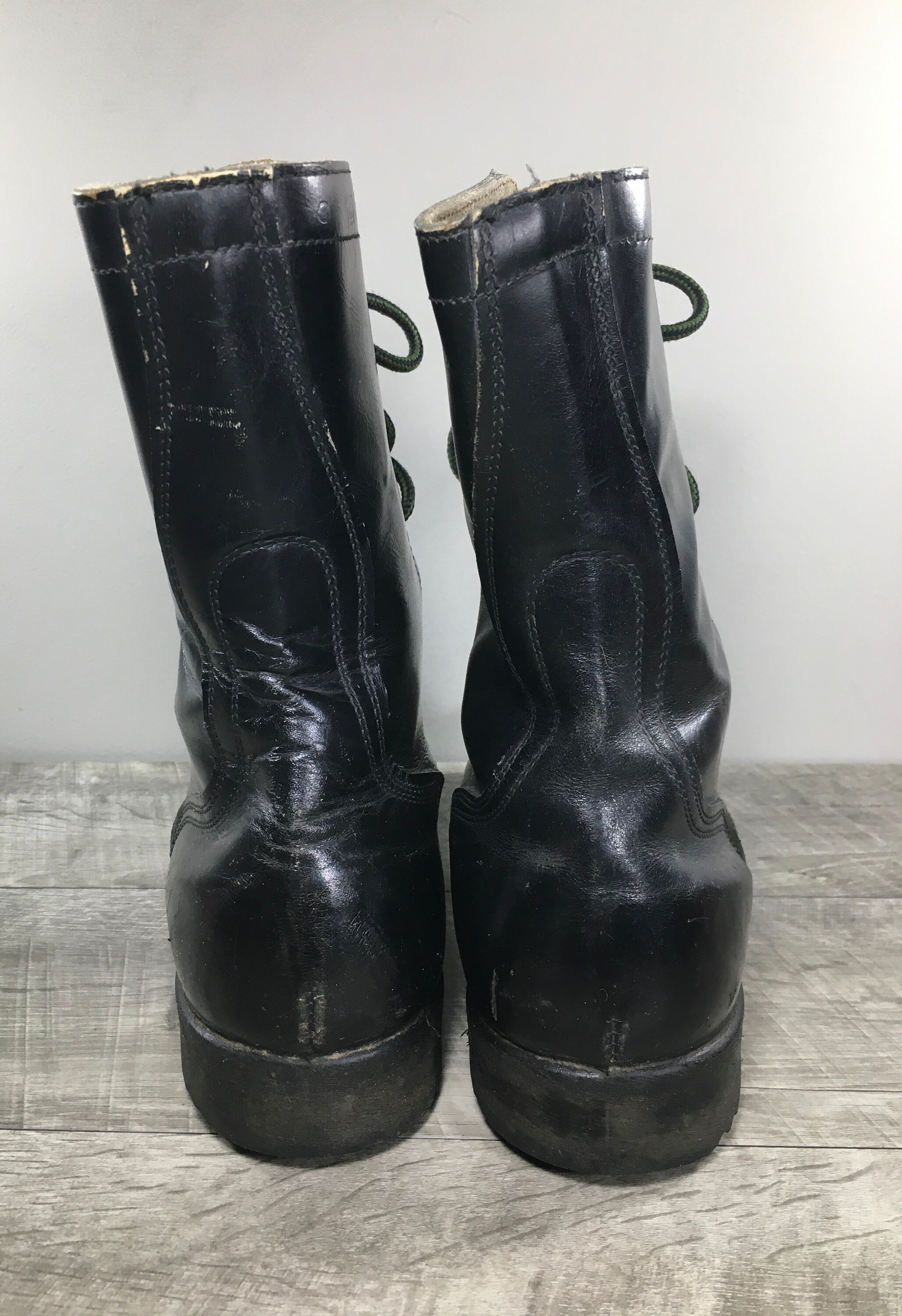 Vietnam War Era 5-76 Military Soft Toe Boots Leather Combat Vintage Men’s Size 9 Vietnam War Era 5-76 Military Soft Toe Boots Leather Combat  main image 2