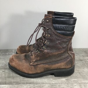 Bottes de montagne vintage des années 70, chaussures en cuir, pointure 8 443159 - France