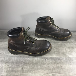 Botas Dr. Martens 939 Ben Crazy Horse Doc vintage de cuero grueso, hechas en Inglaterra, para hombre, puntera blanda, talla 10 US.