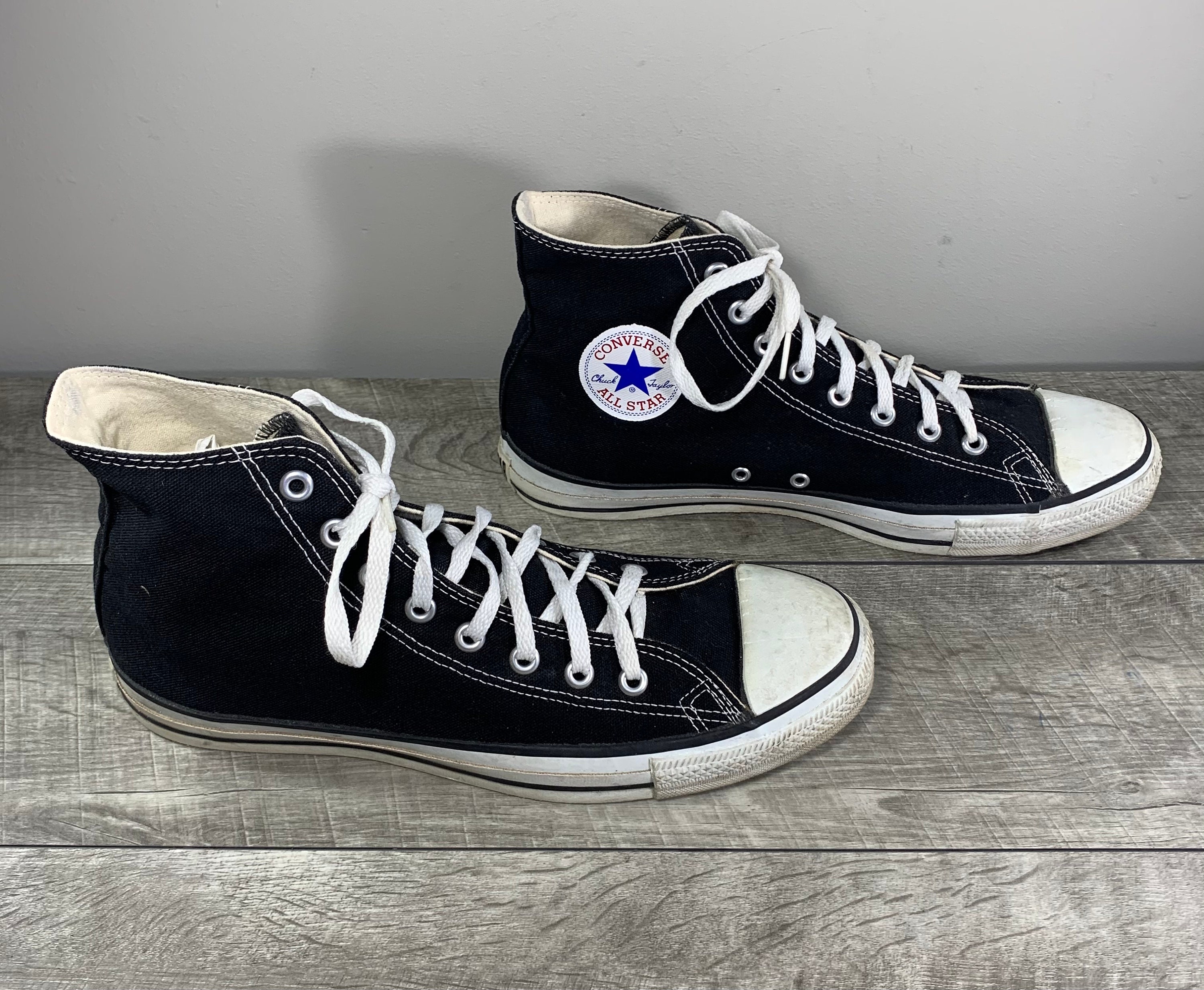 black converse size 12 mens