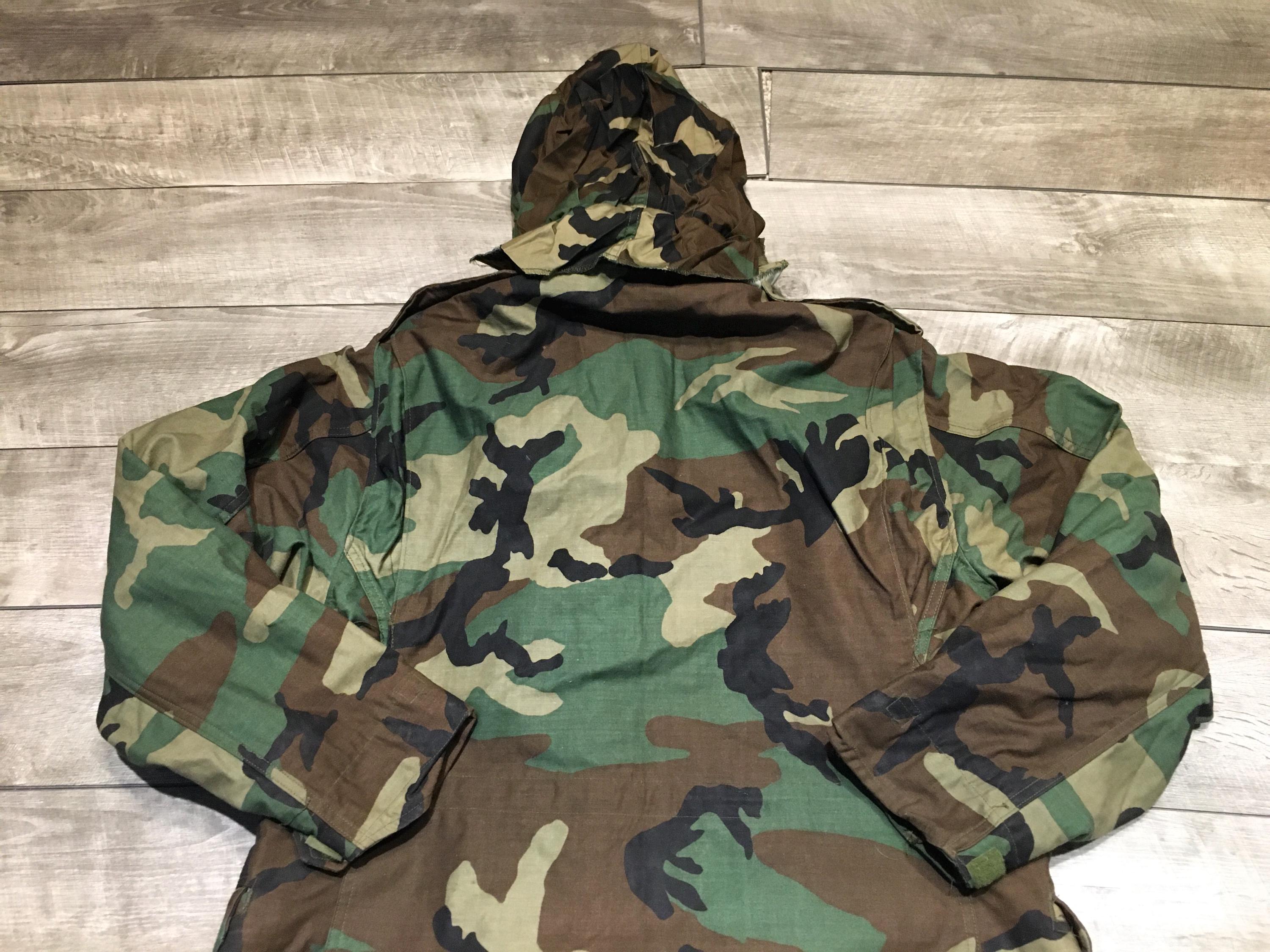 Vintage 1980s US Army Camo Parka Cold Weather Jacket Golden MFG Co