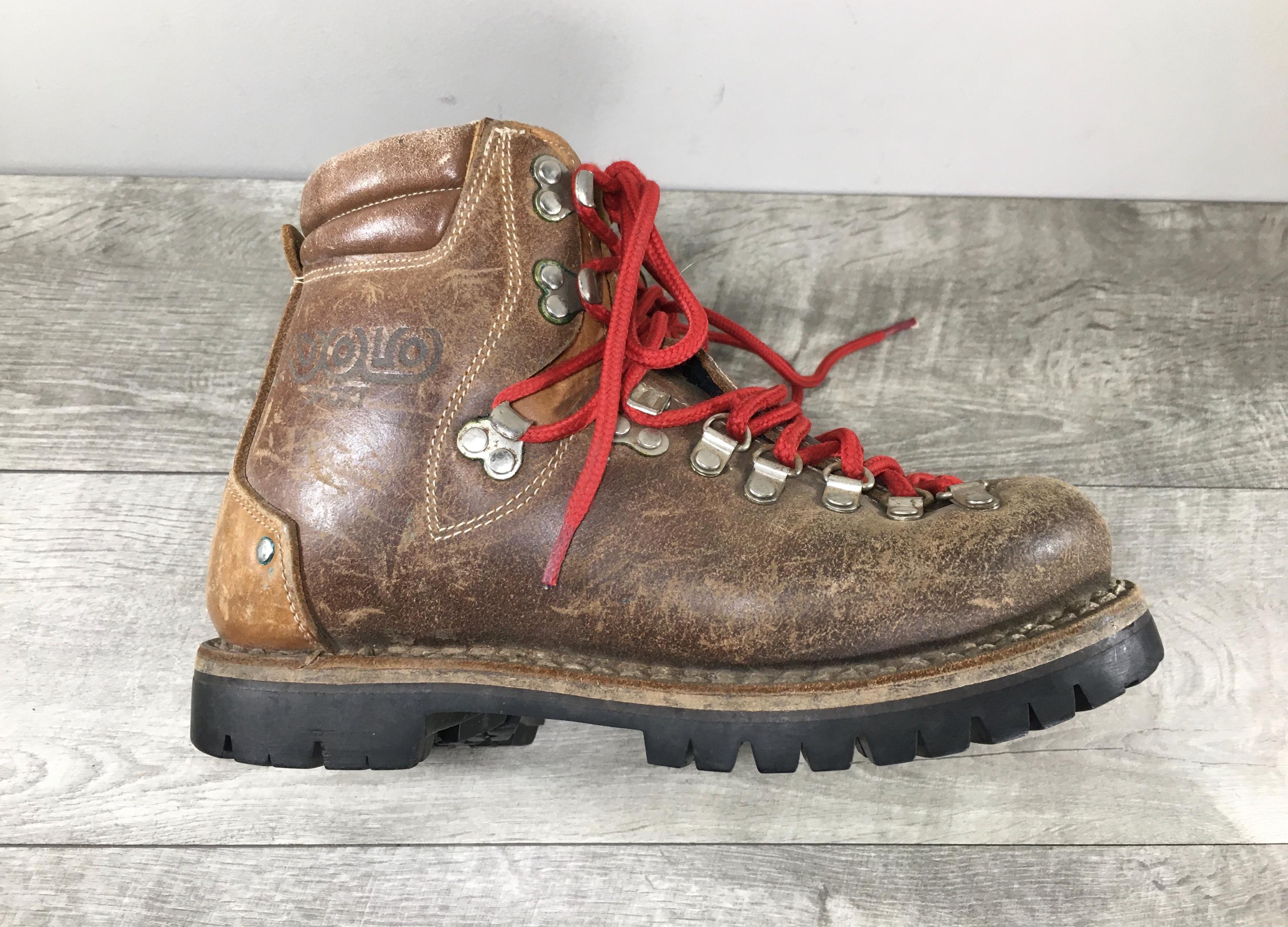 Vintage Asolo Womens Hiking Brown Leather Hiker Stomper 