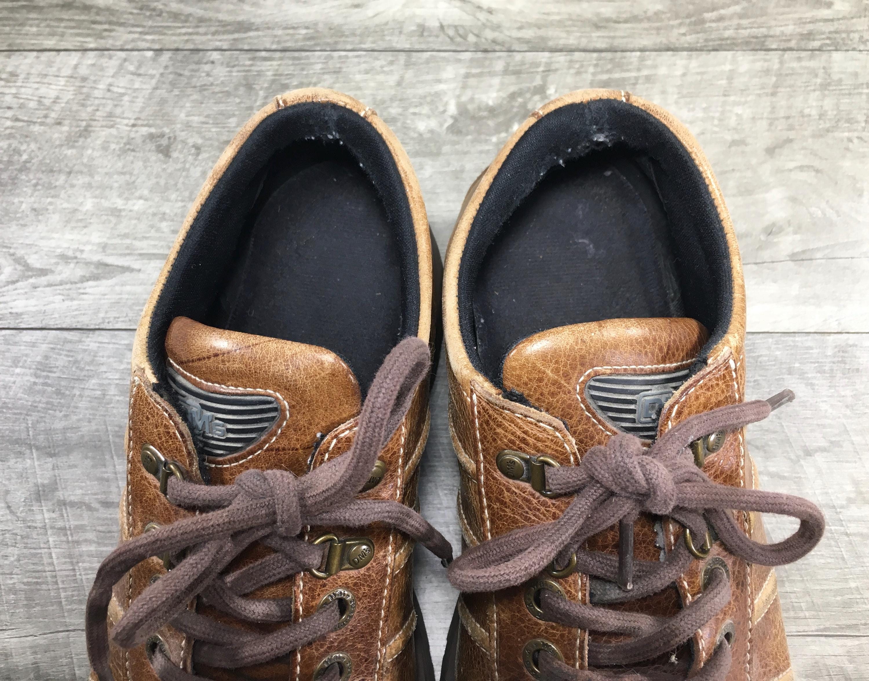 Vintage Dr. Martens Men’s Brown Leather Lace Up Chunky Oxfords Size US 11 Vintage 90 main image 4