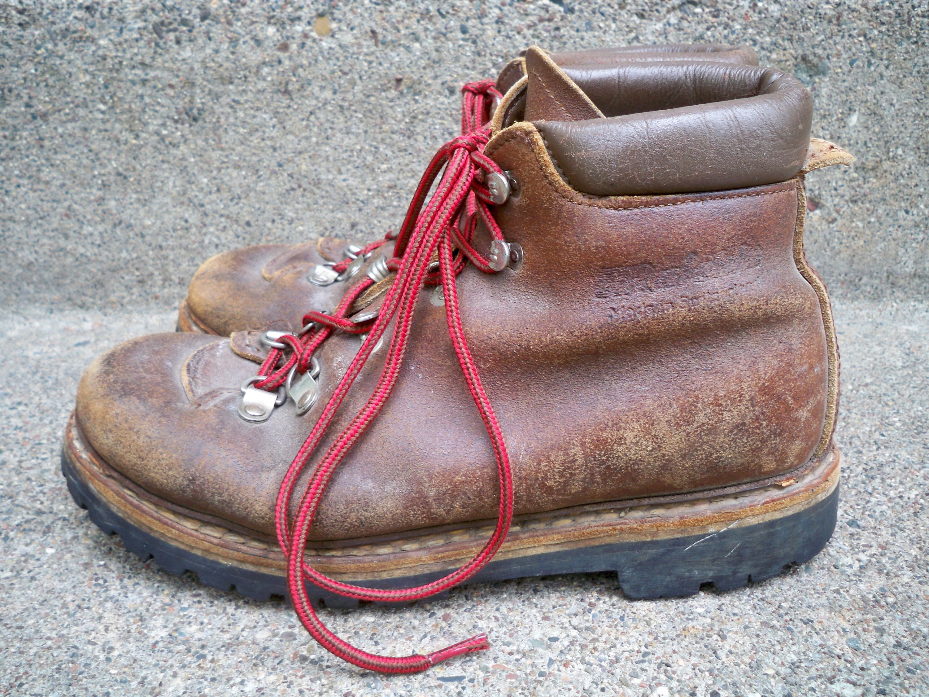 Vintage Raichle Hiking Boots Brown Stomper Mountaineering | Etsy