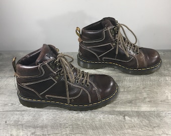 Dr. Martens Diego Ironbridge Industrial Air Wair Leather Men Rigger Boots Size 9