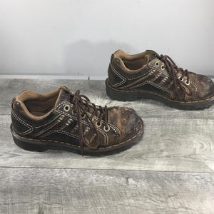 靴 Dr.Martens wing tip brown vintage Vintage Dr Martens Wing Tips 1980s Doc Martens Brogues UK 5 US 7