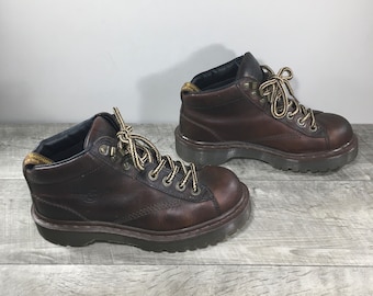 Dr. Martens Air Wair 8287 Doc Vintage Chunky Lace Toe Lederkämpfer Soft Toe Boots Größe 36 Made in England