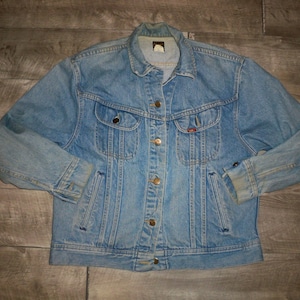 Vintage 1960s 1970s Lee Denim Jacket 81-LJ Indigo Blue Vintage 1960s 1970s Lee Denim Jacket 81-LJ Indigo Blue