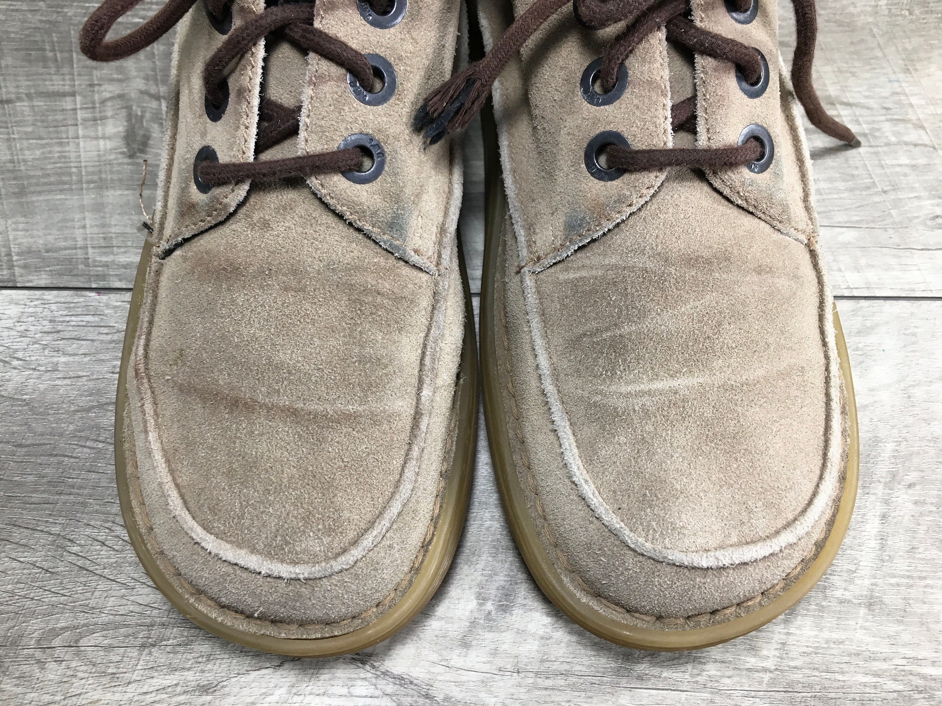 Vintage Dr. Martens 9532 Grizzly Brown Suede Men display picture 1