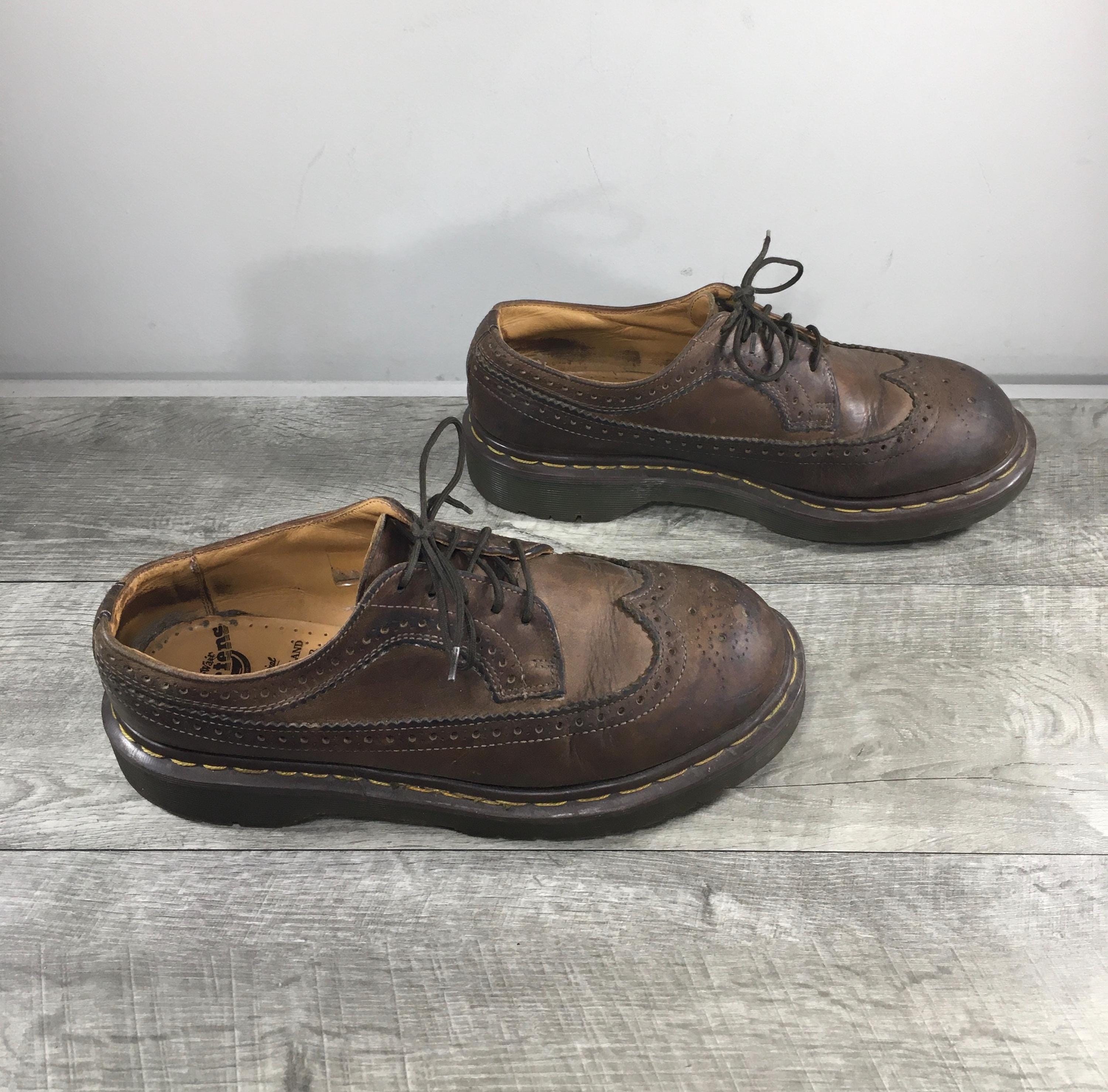 Dr Martens 3989 Vintage Made in England Brogue Shoes - Etsy