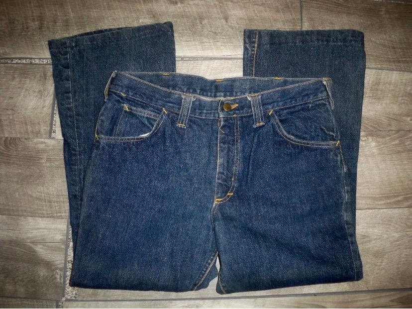Vintage 1960's LEE Selvedge Blue Denim Jeans Mens Size 31 - Etsy