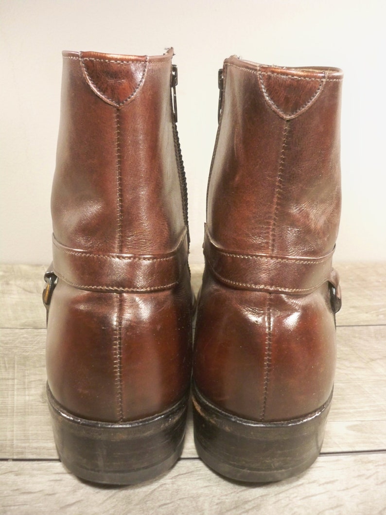 Beatles Boots ET Wright Men's Zip Leather Riding Work | Etsy
