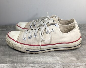 Vintage CONVERSE All Star Tan Made in USA Low Top Fashion Sneaker