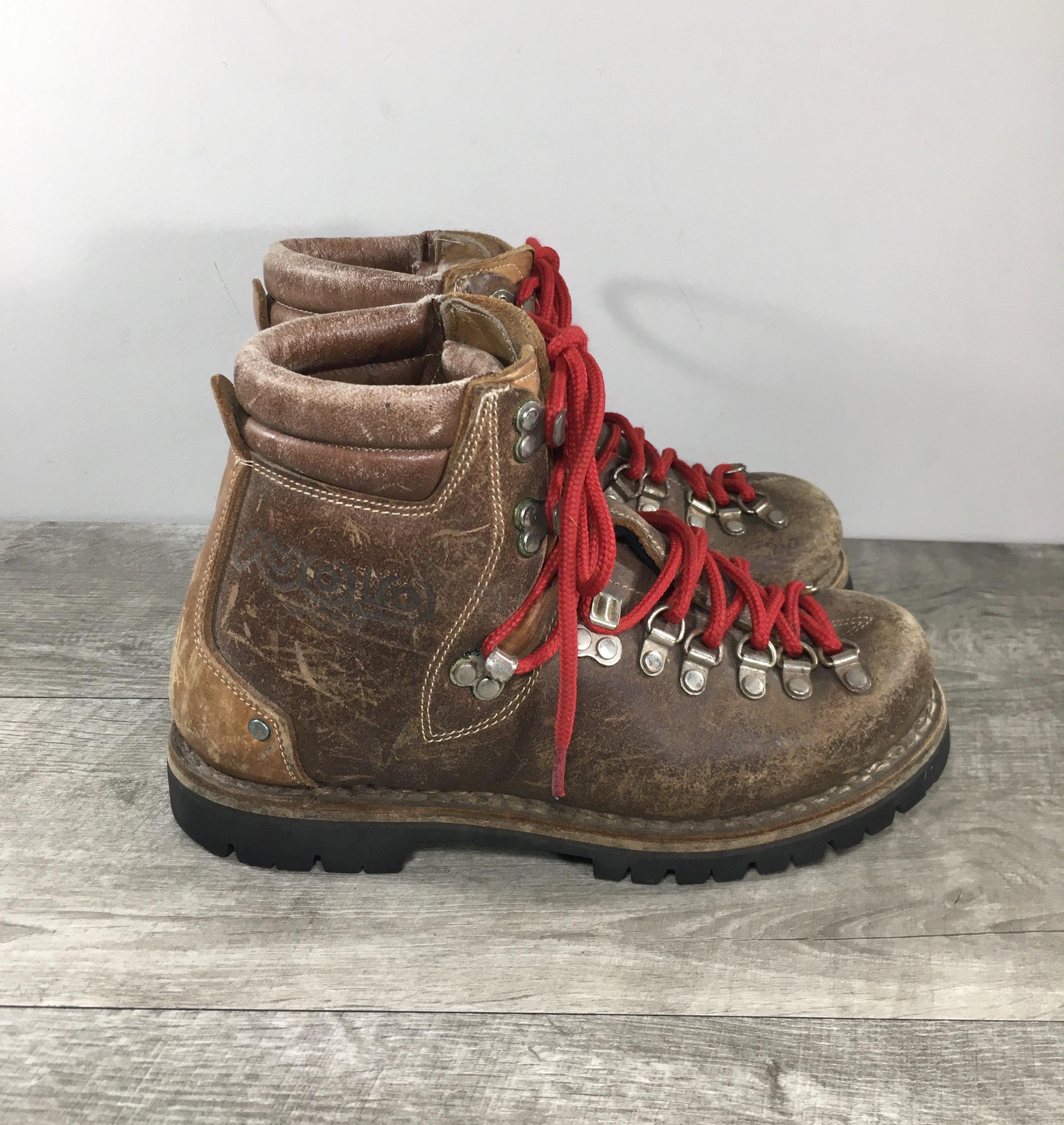 Vintage Asolo Womens Hiking Brown Leather Hiker Stomper  display picture 2