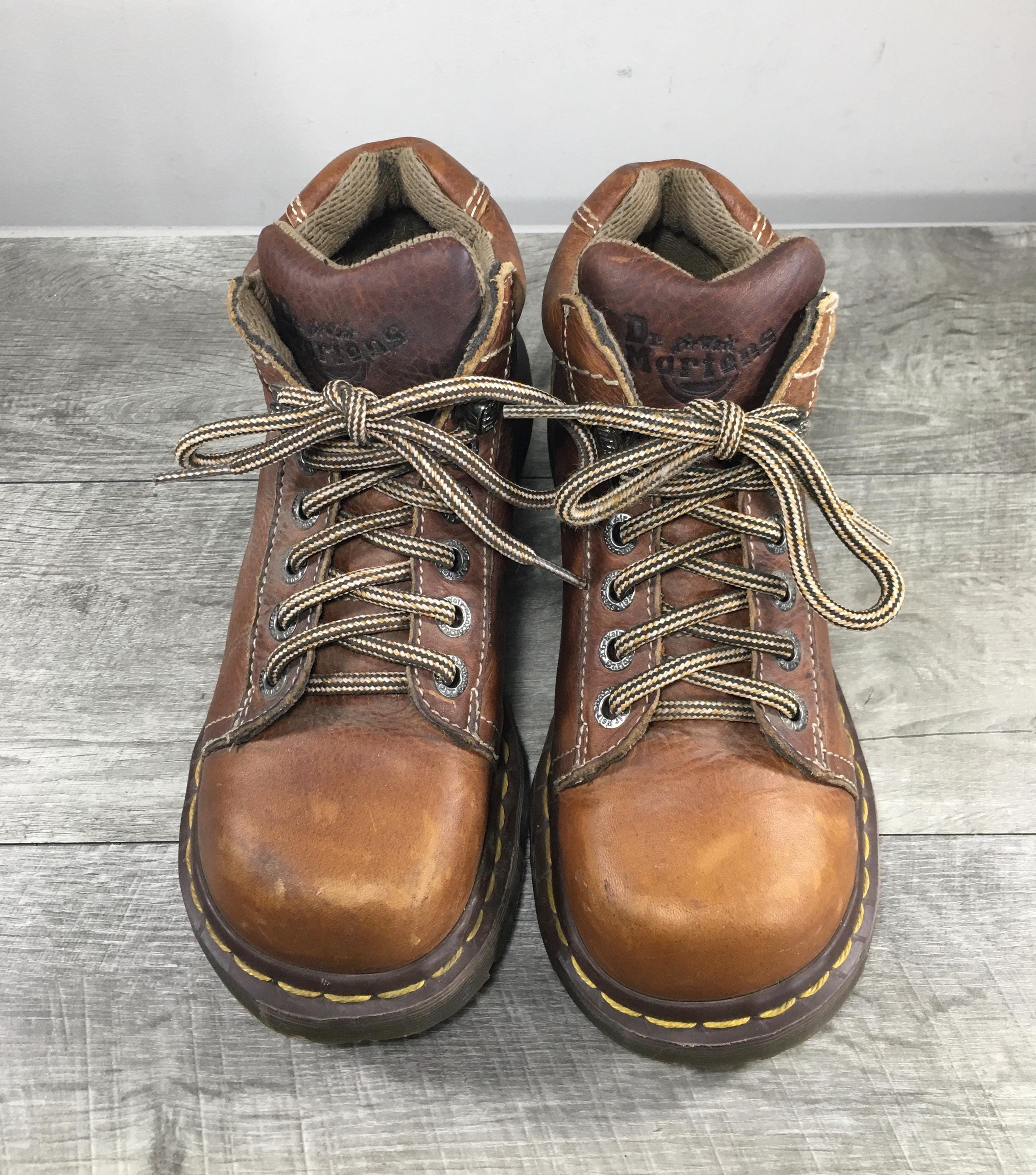 Vintage Dr Martens Chukka Boots 3A08 Brown Made in England Vintage Dr Martens Hiker Boots Brown Leather | Made England  main image 4