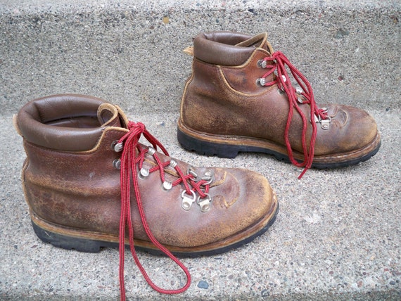 Vintage Raichle Hiking Boots Brown 