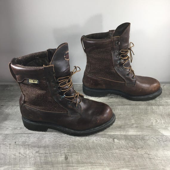 Vintage Red Wing Irish Setter 829 Sport Upland Work Mens Hunting Brown Leather Soft Toe Boots Size 11 Made in USA