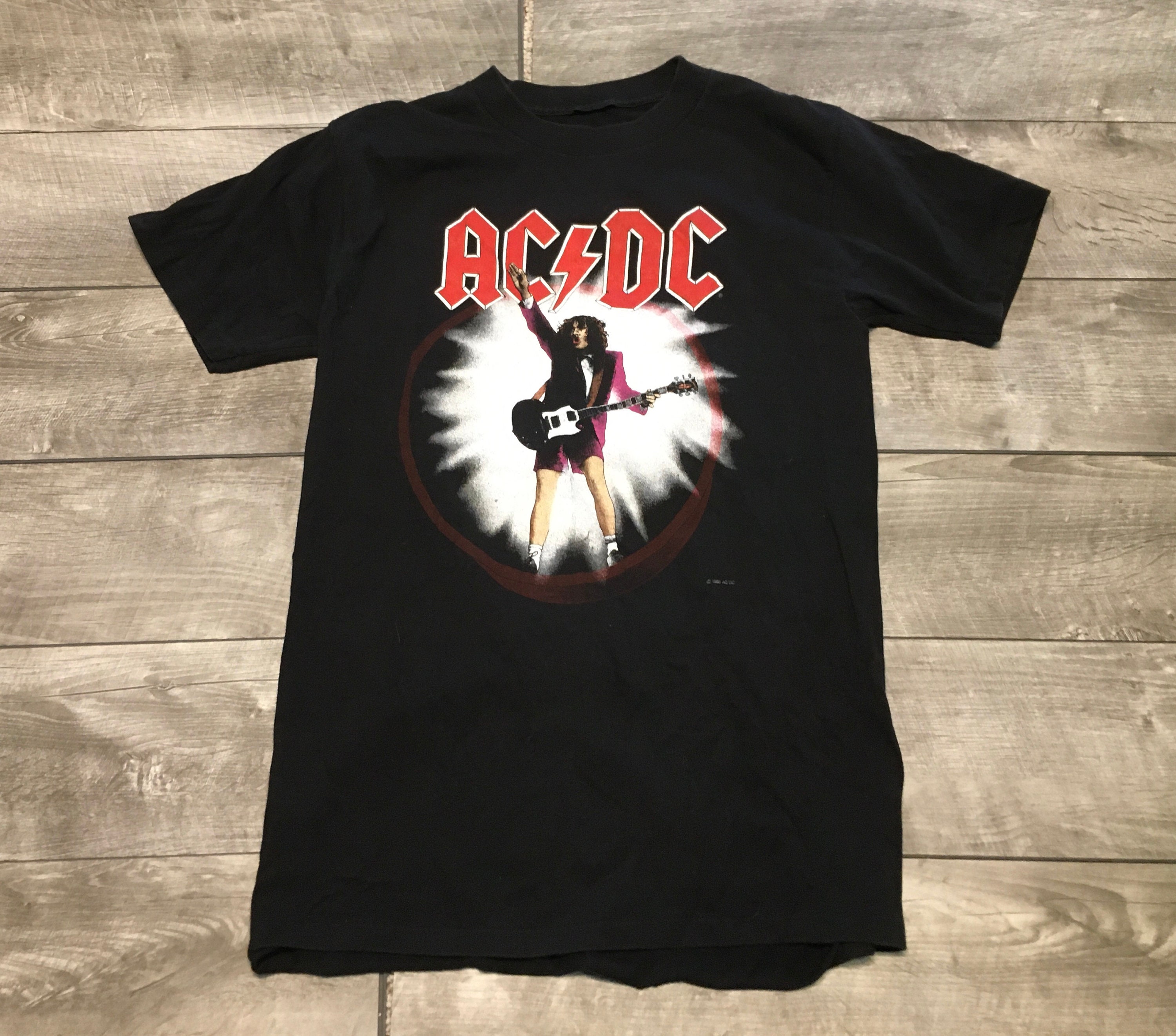 Vintage 80's AC/DC 1988 Blow up Your Video World Tour 88