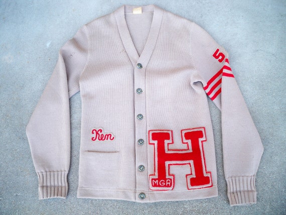 1950s letterman sweater