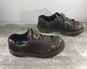 Mens Dr. Martens Coronado Crazy Horse Black Leather Shoes  display picture 3