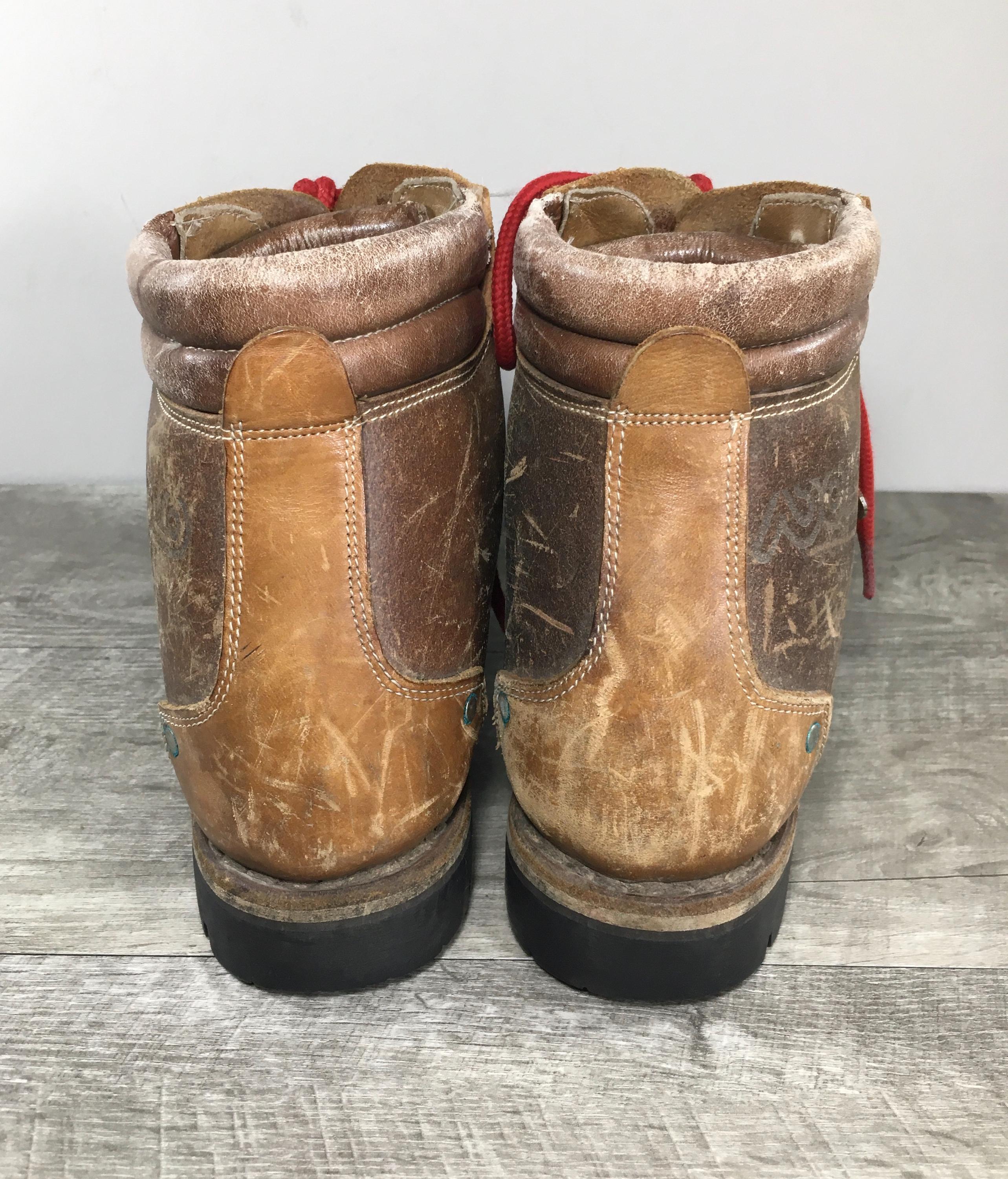 Vintage Asolo Womens Hiking Brown Leather Hiker Stomper  display picture 1