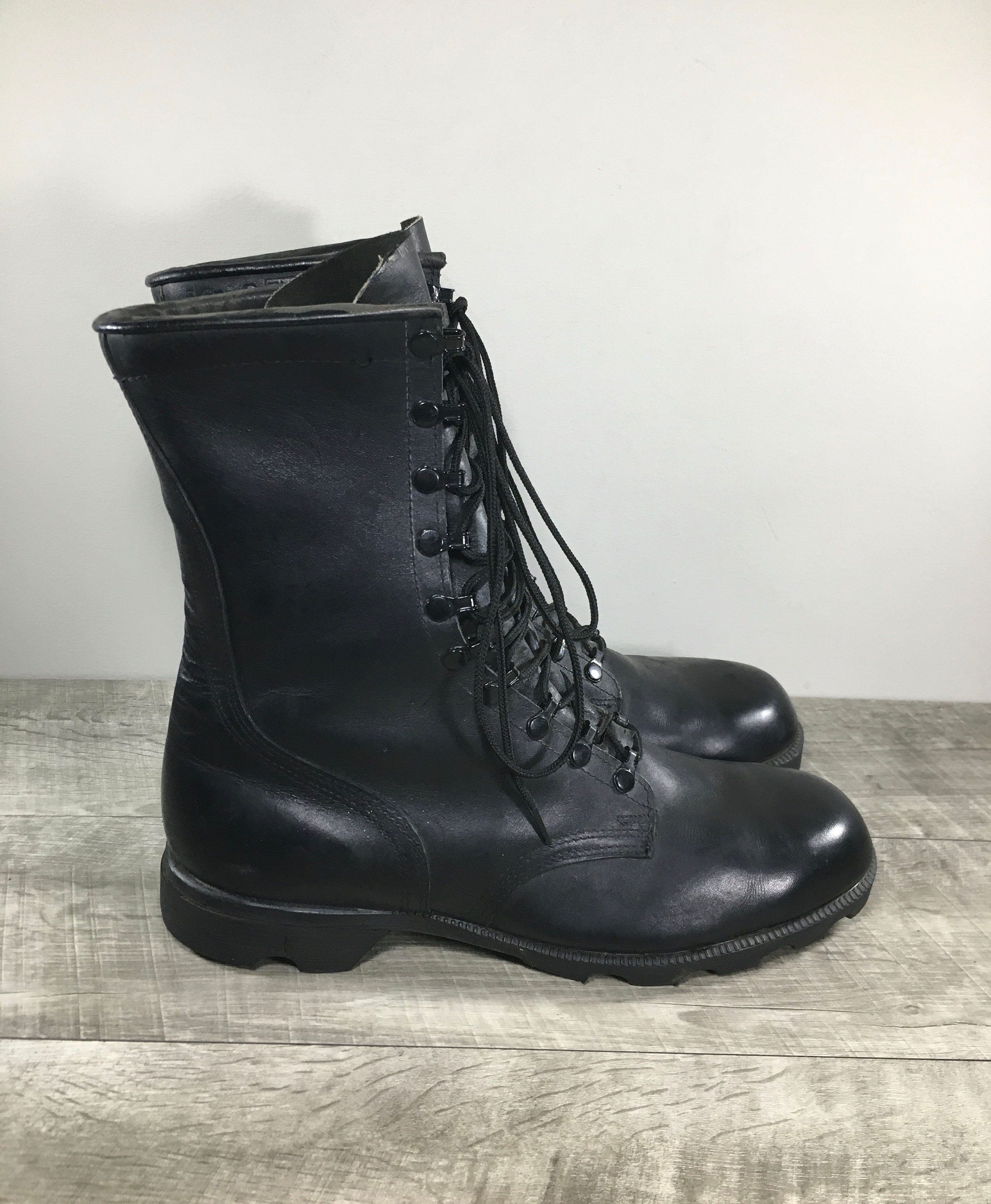 靴 1980s Vintage Combat WaterProof Boots Vintage 80s 90s Combat Boots Rothco Jump Boots 1080 1990 Men