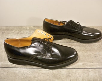 Black Leather Oxford 