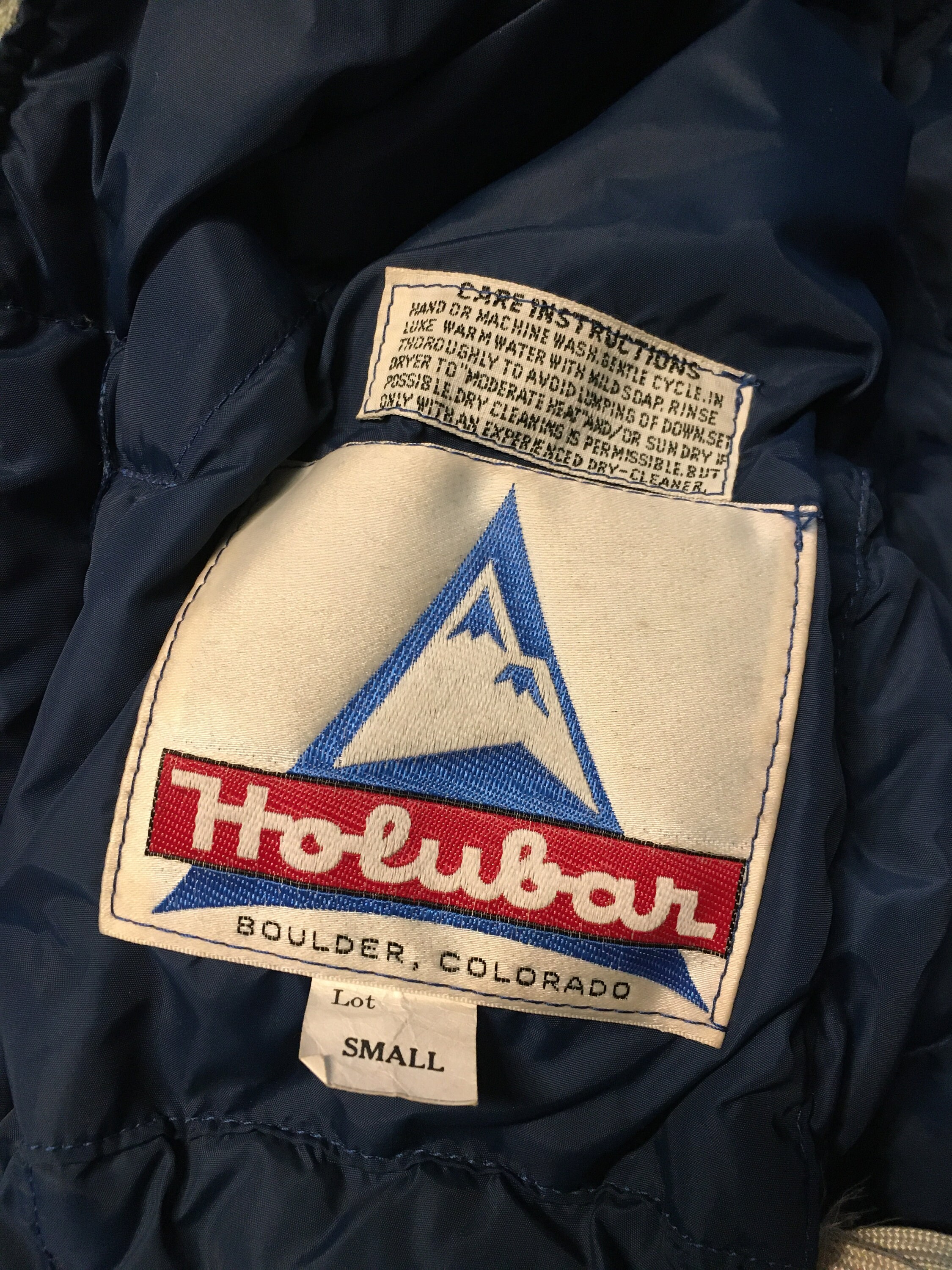 70s Special vintage ダウン holubar USA Vintage Holubar Expedition Down Men's Blue Puffer Puffy Jacket