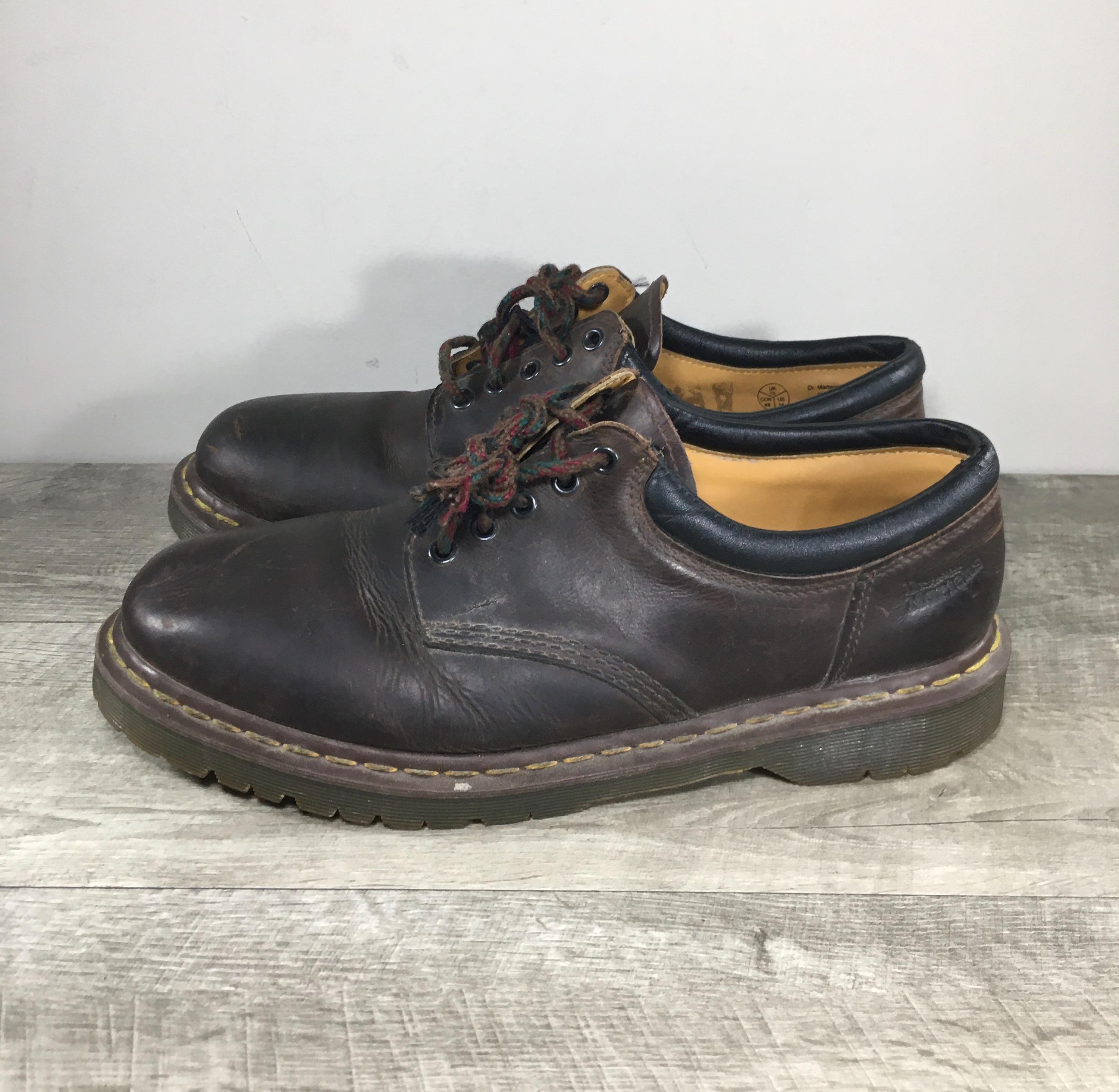 Dr. Martens 8053/59 Shoes Mens Size 12 Brown Leather Lace Up Made In England VTG Dr. Martens 8053/59 Mens US 9 UK 8 Brown | Mercari main image 3