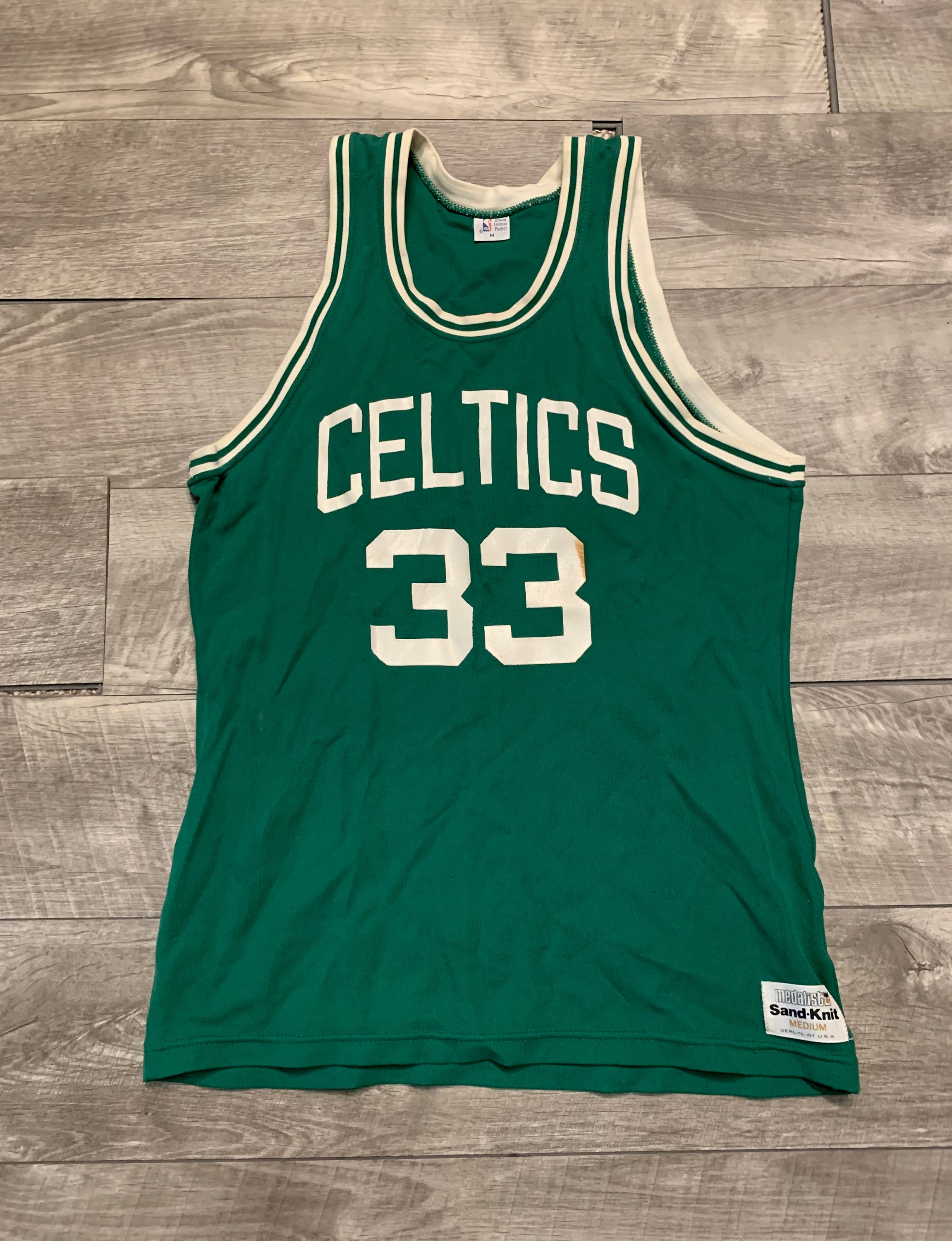 80's Larry Bird Boston Celtics Champion Practice NBA Jersey Size Large –  Rare VNTG