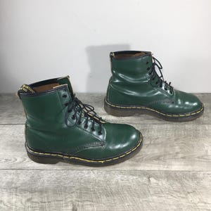 Dr Martens 8175 Green 6 Hole Made in England Size 5 - Etsy