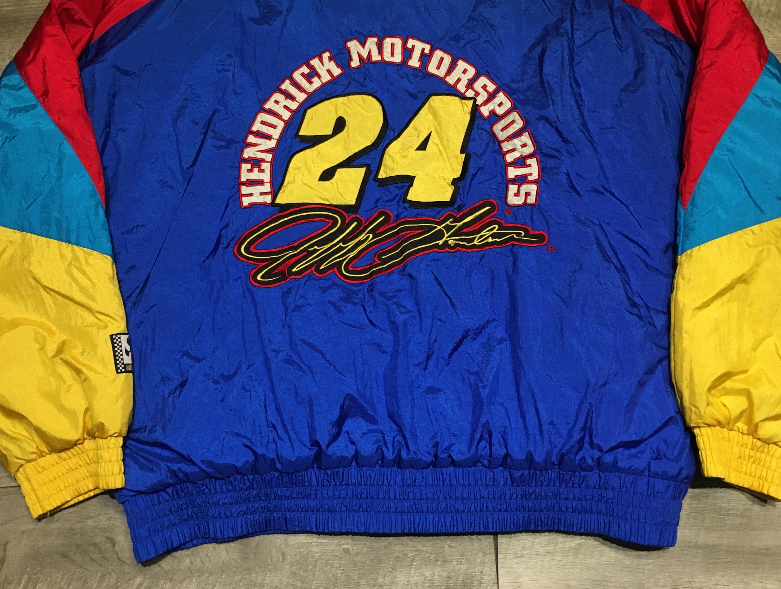 DU PONT NASCARジャケット サイン入り Chase Authentic JH Winston Cup Dupont Nascar #24 Leather