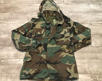 ジャケット・アウター US ARMY 70's  CAMO PARKA ユーエスアーミー US ARMY 88年 ALPHA製 GORE-TEX ECWCS PARKA