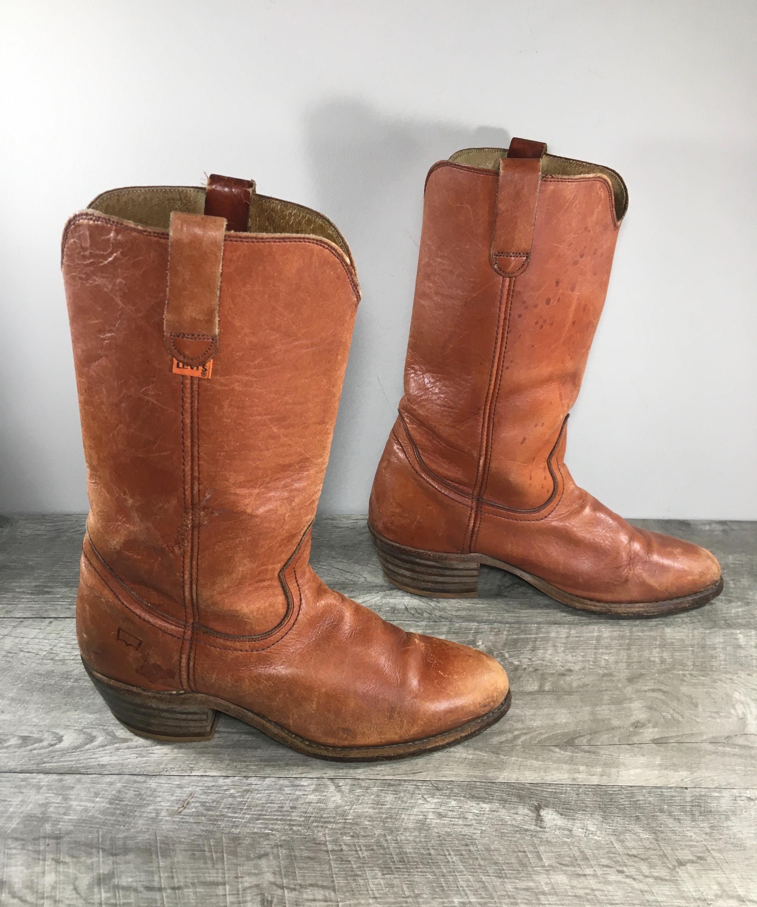 Vintage Levis Boots - Etsy
