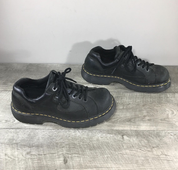 Dr. Martens Doc Air Wair 7A16 Industrial Chunky Black Leather Mens