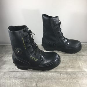 80年代ヴィンテージ コンバット メンズ ワーク ソフトトゥ パンク