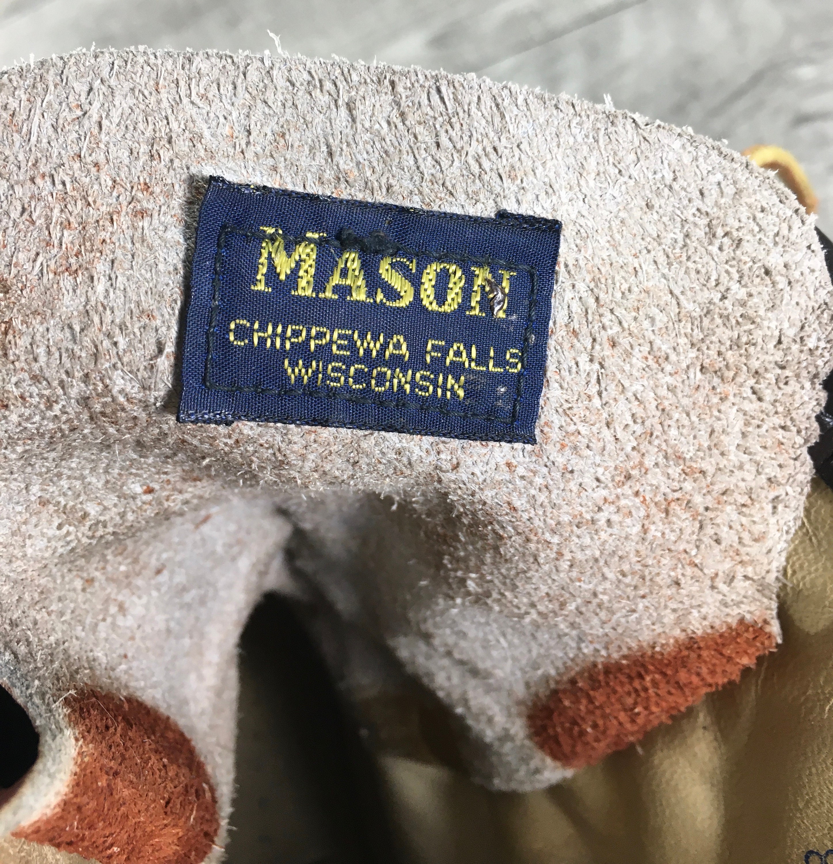 Vintage Mason Chippewa Work Sport Hunting Leather Men's Soft Moc