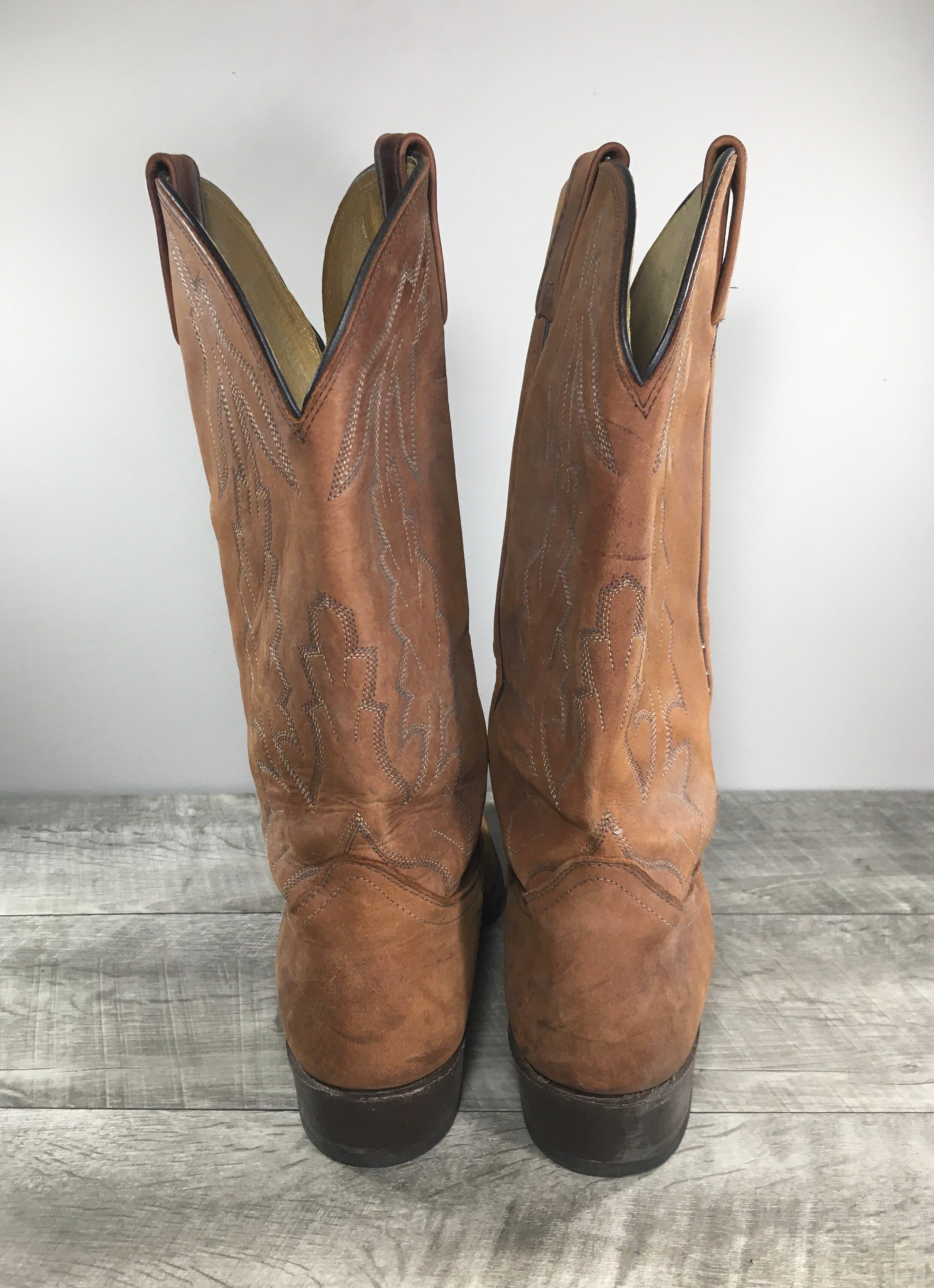 Vintage Dan Post brown leather Western Cowboy boots 226702 men\'s size 7.5 Dan Post Men Rust Cottonwood Western Cowboy Boot | JW Stores main image 3