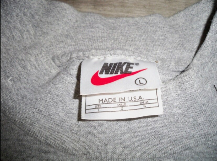 Vintage nike collared sweatshirt hot sale