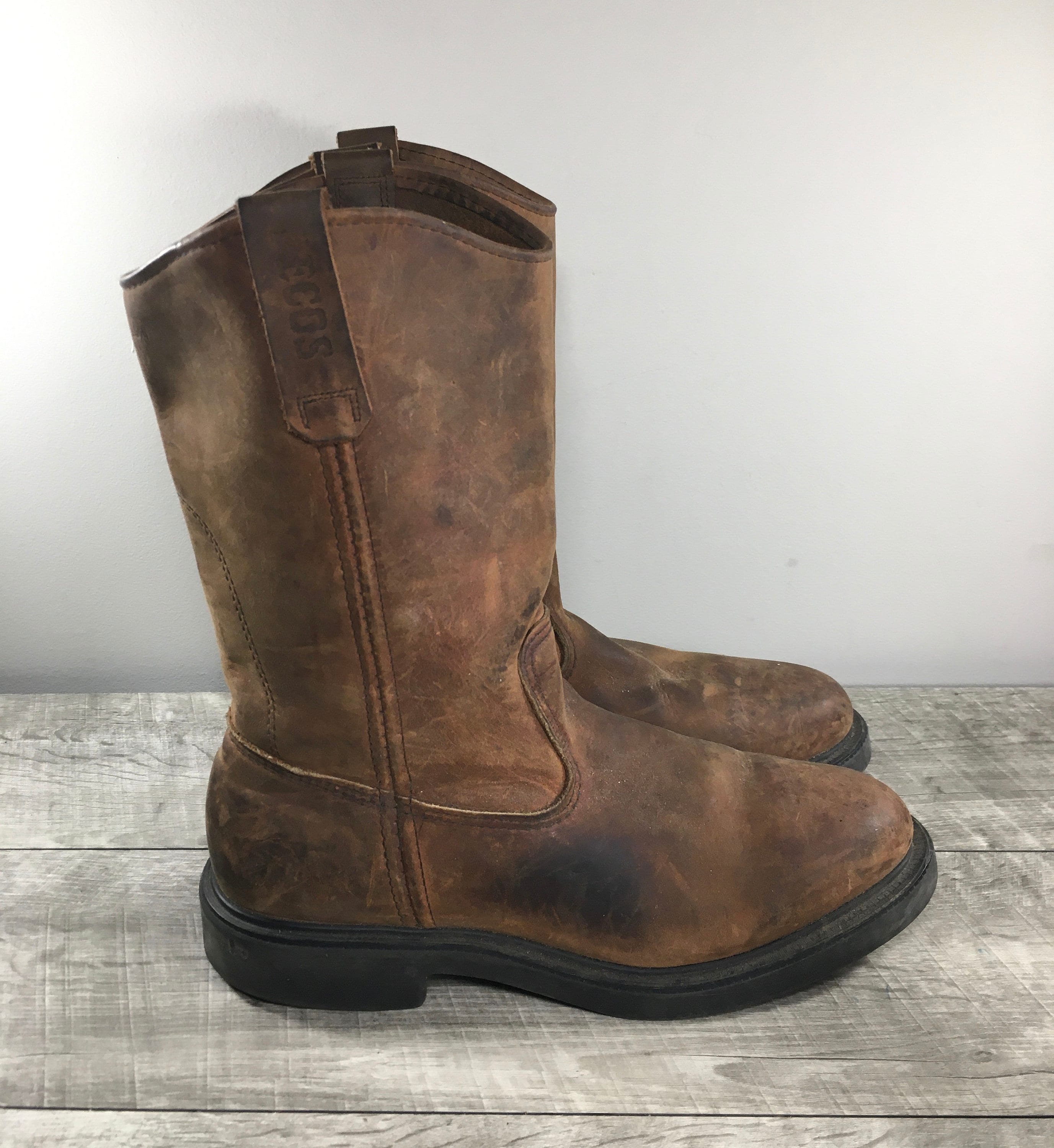 Vintage Red Wing 1105 Supersole Mens Leather Soft Toe Pull-on - Etsy