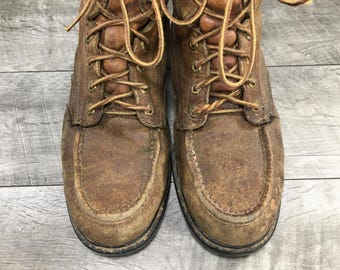 Vintage Wolverine Sport Upland Work Mens Hunting Brown 