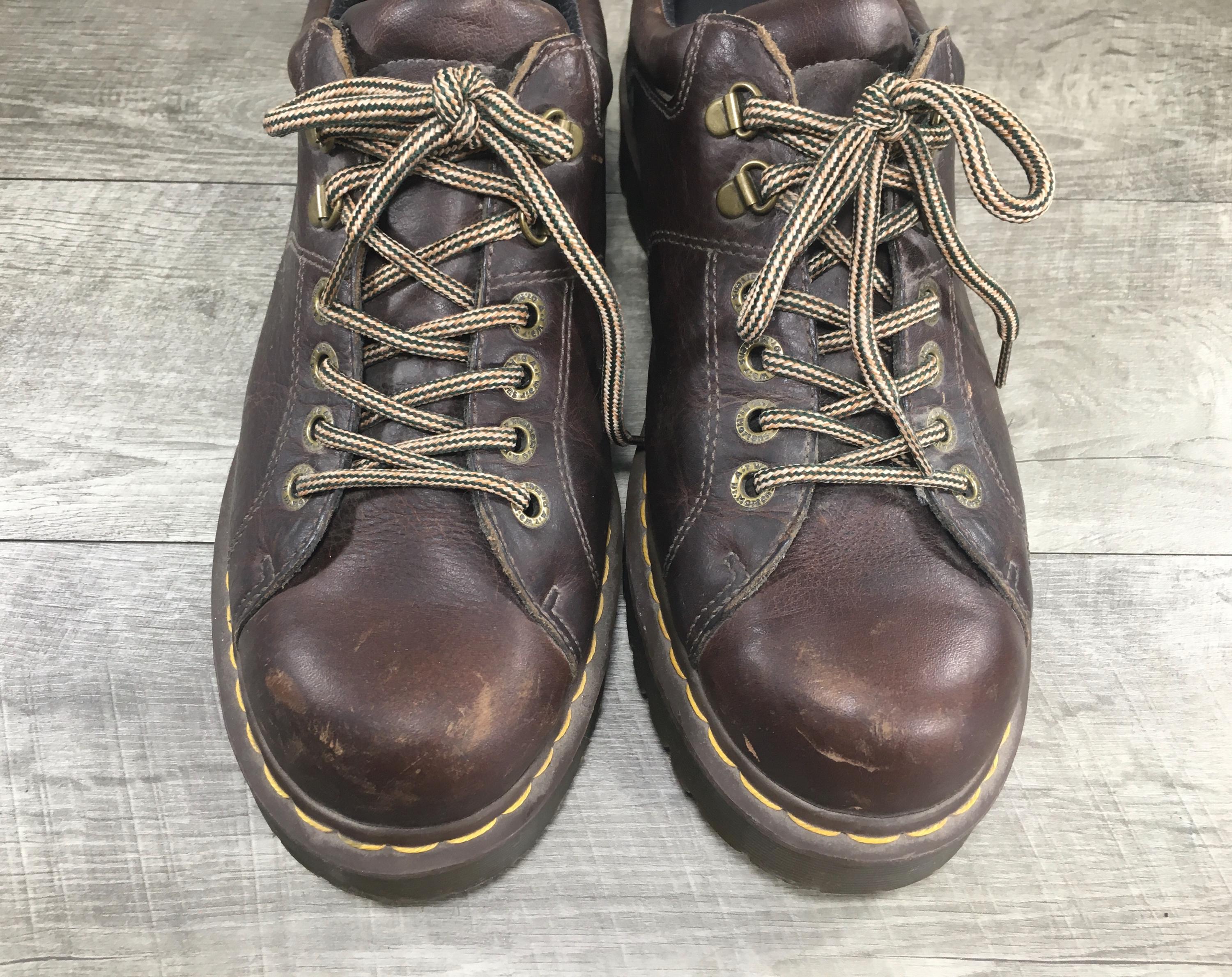 Vintage Dr. Docs Martens 10940 Brown Leather Chunky Lace up  display picture 2