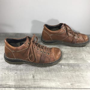 Dr. Martens Doc Mens 12083 Keith Style Brown Leather Lace To Toe Shoes Oxfords Size UK 12 US 13