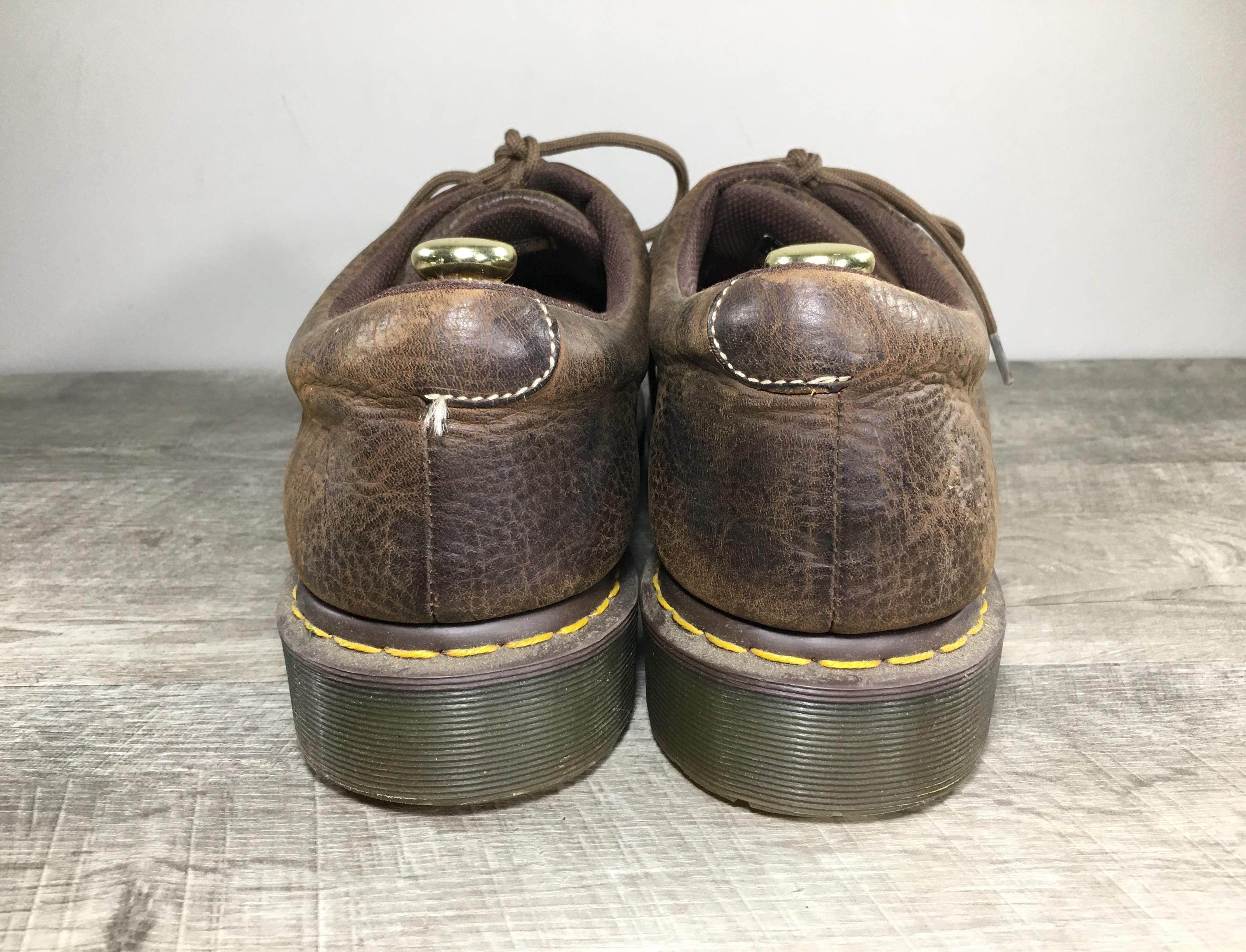 Dr. Martens Boston Docs Men’s Chunky Derby  Distressed Leather Shoes UK 13 US 14 Dr. Martens Boston Docs Men main image 4