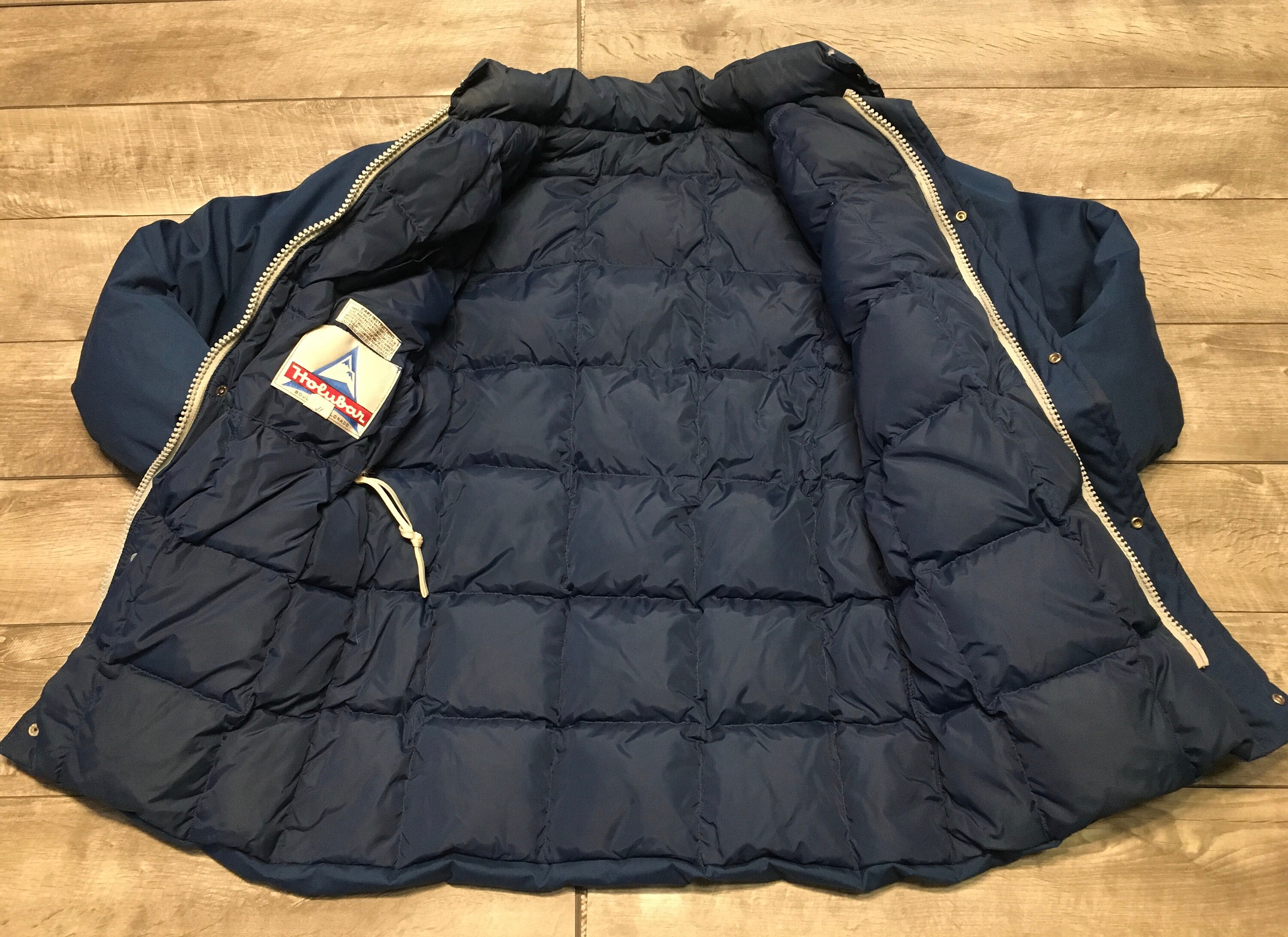 Vintage Holubar Expedition Down Men's Blue Puffer Puffy Jacket