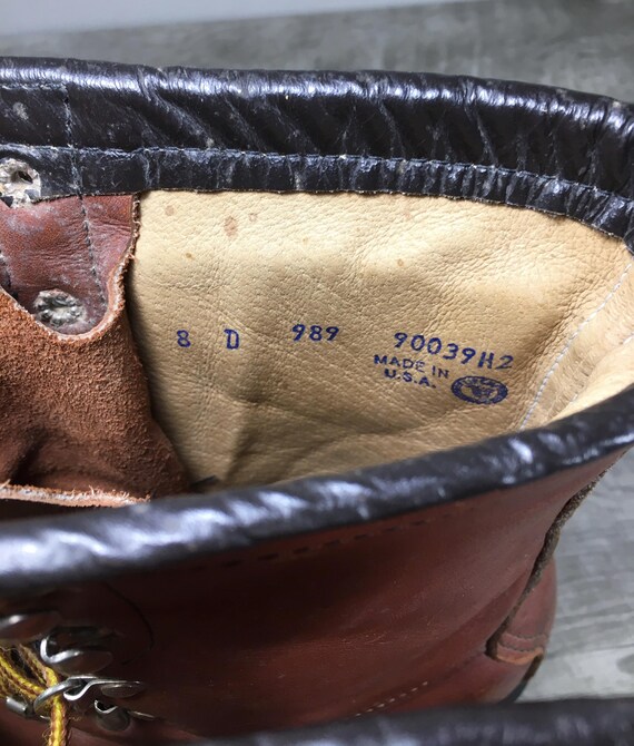 Vintage‎ Field & Stream Moc Toe Boots Vintage Field and Stream Boots Made in USA by GiddyBrightVintage main image 2