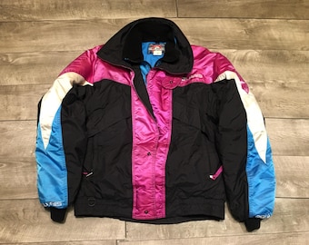 Vintage Polaris Snowmobile Sled Vintage Polaris Snowmobile Indy Mens Insulated Racing Jacket Coat Size Large Tall Made in USA