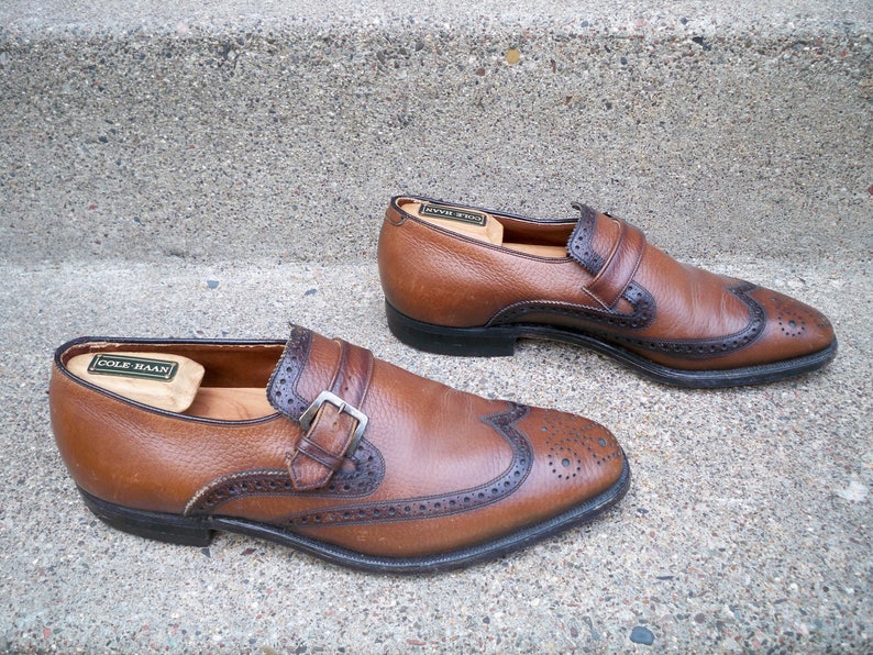 Vintage Freeman Shoes for Men Brown Leather Men's Wingtips Pimp ...